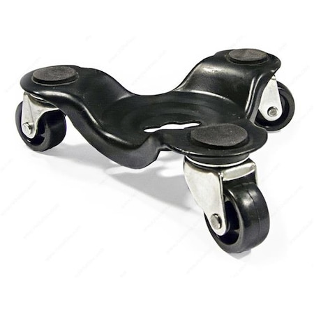 Richelieu Richelieu F29317 1.21 x 6.46 in. 3-Wheel Dolly; Black F29317